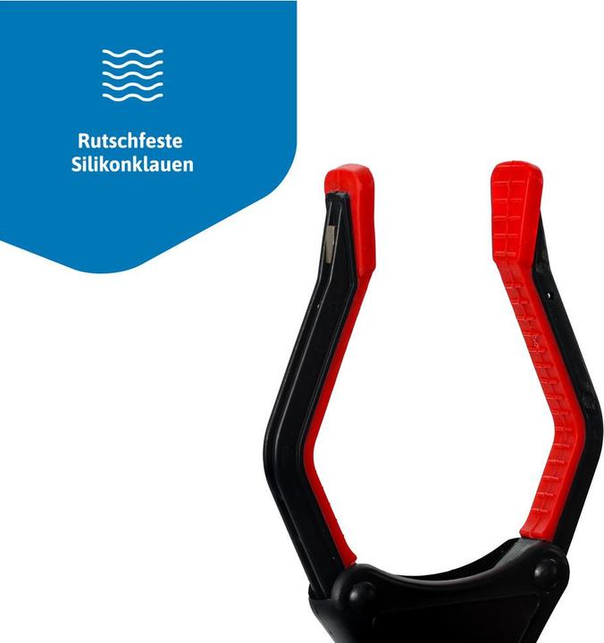 Produktbild Blosta Greifzange Greifer Rot faltbar 81/42cm Greifer für Senioren, Müllgreifer