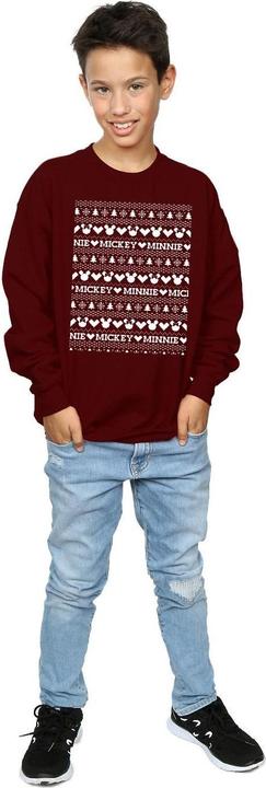 Image du produit Disney - Sweat MICKEY AND MINNIE CHRISTMAS FAIR ISLE - Garçon (140, 146)