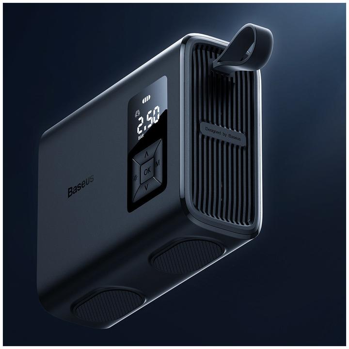 Image du produit Baseus Mega EnergyPump Series Compresseur portable, 6000 mAh avec lampe flash (10 bar, 6 l)