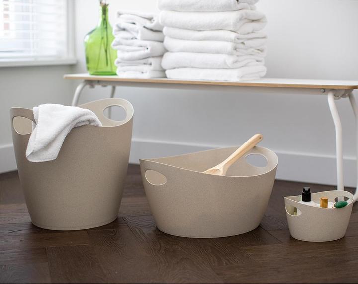 Actual product image Koziol Laundry Basket Bottichelli S 1.5 l, Grey (1.50 l)
