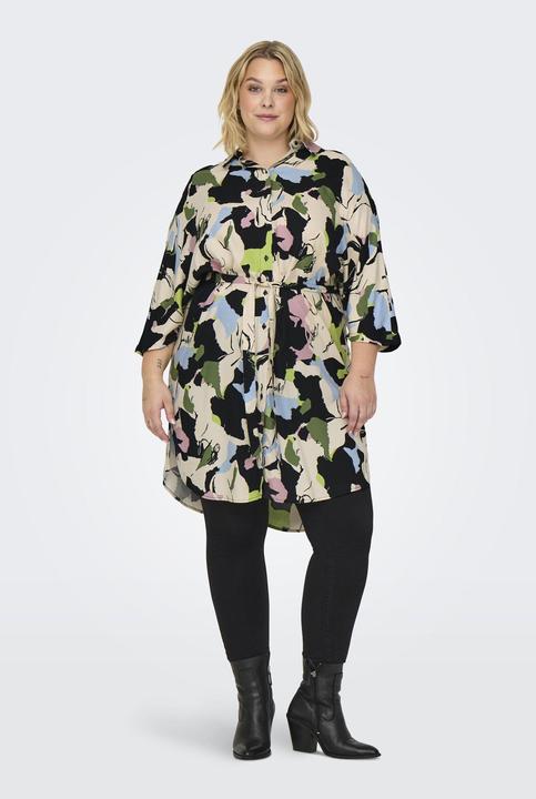 Actual product image Only CARISIDORA Midikleid Tunika mit halber Knopfleiste (50)