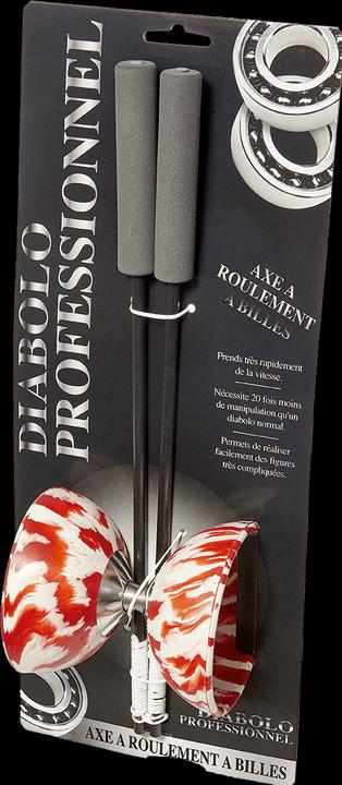 Actual product image Megagic Professional Diabolo With Ball Bearing Red/White