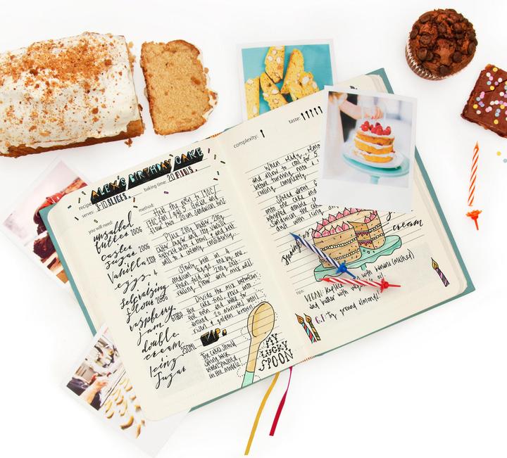 Image du produit Suck UK My Baking Journal - Français (À rayures, Couverture rigide)