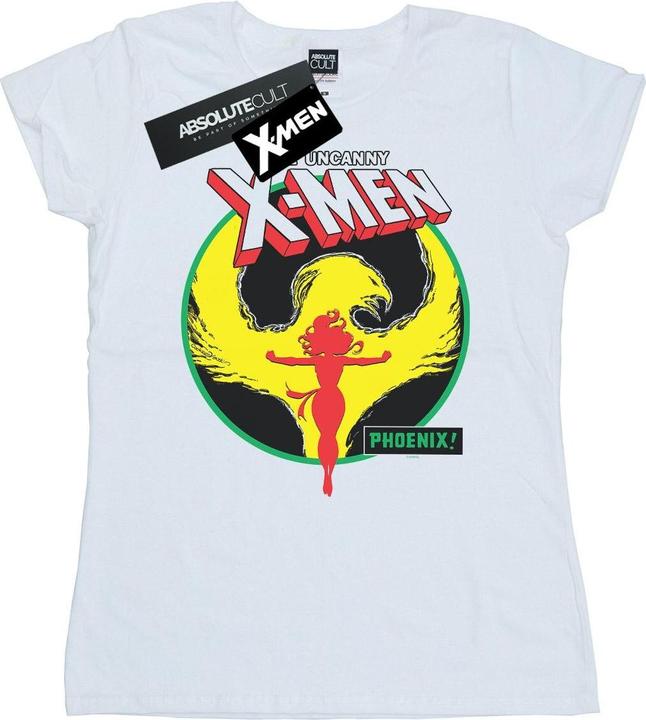 Actual product image Womens/Ladies X-Men Phoenix Circle Cotton T-Shirt (XXL)