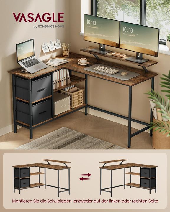 Actual product image Vasagle Schreibtisch (135 x 105 x 89.5 cm)