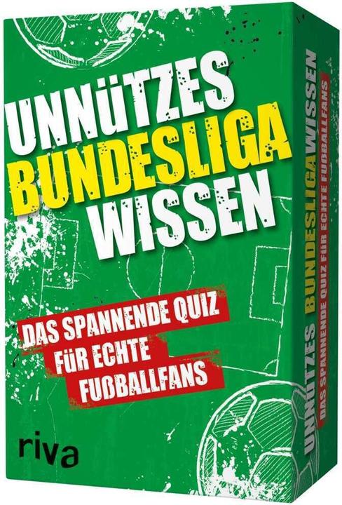 Produktbild Unnützes Bundesligawissen – Das spannende Quiz für echte Fussballfans (Deutsch)