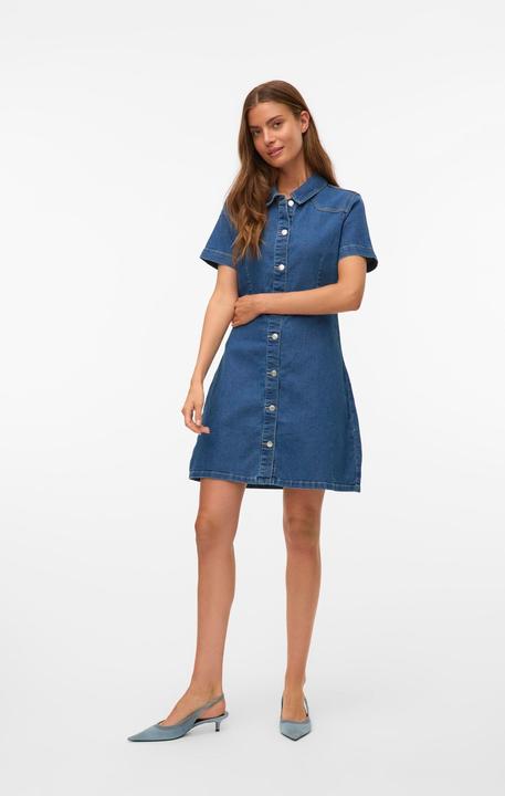 Produktbild Vero Moda VMAMANDA Kurzes Kleid Jeanskleid (L)
