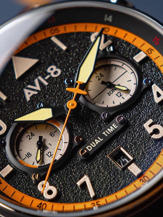 Immagine prodotto AVI-8 AV-4088-07 Hawker Hurricane a tempo doppio (Orologio da pilota)