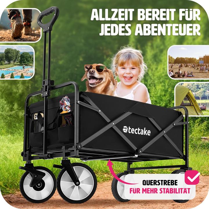 Actual product image tectake Foldable Leon handcart with brakes