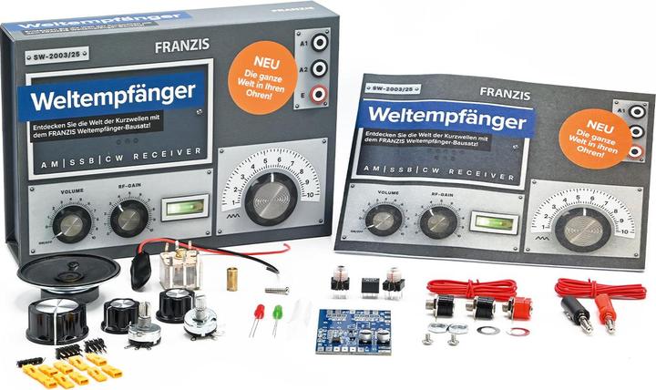 Actual product image Franzis Build your own world receiver