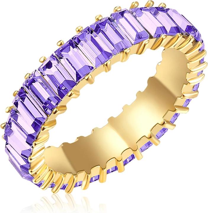 Yokoamii Damen Metall Glaskristall gelbgold - 30194