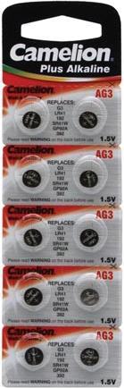 Productafbeelding Camelion Knoopcel batterijen (10 Pcs., LR41, 41 mAh)