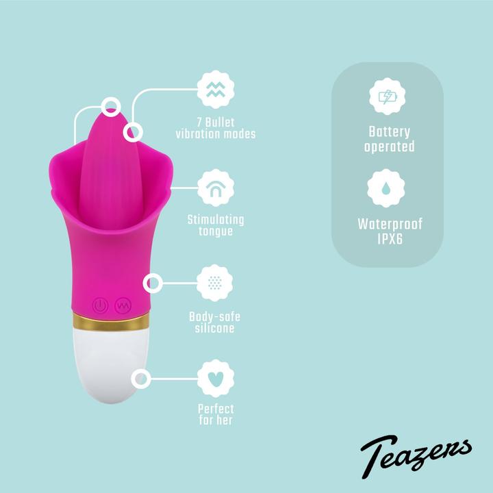 Actual product image Teazers Clitoris Stimulator With Thong - Pink