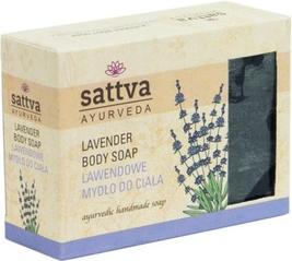 Actual product image Sattva Ayurveda Sattva Body Soap Indian Glycerin Soap Lavender 125G (refill)