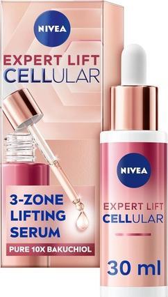 Actual product image NIVEA Cellular Expert Lift 3-Zone Lifting Serum 30ml Face Serum with Pure 10x Bakuchiol Visibly Redu (30 ml)