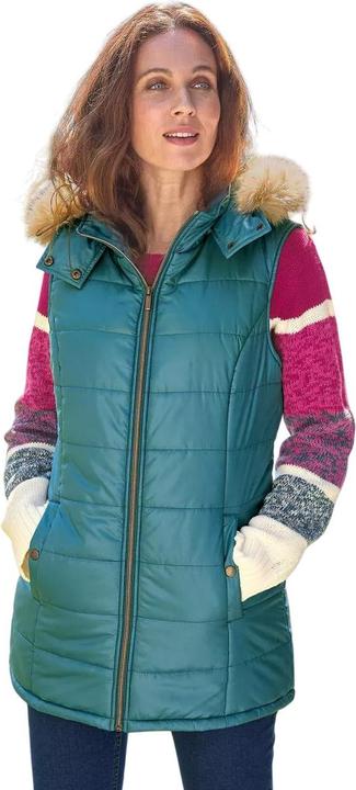 Actual product image Atlas For Women Womens/Ladies Detachable Hood Longline Gilet (42 D)