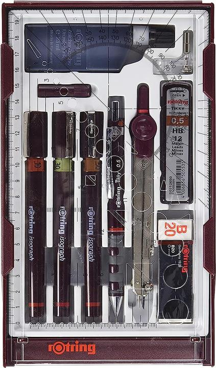 Actual product image Rotring Isograph Master Set (Burgundy, 1 x)
