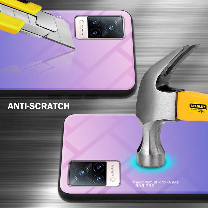 Immagine prodotto Cadorabo Manicotto per vetro in TPU a 2 colori (Vivo V21)