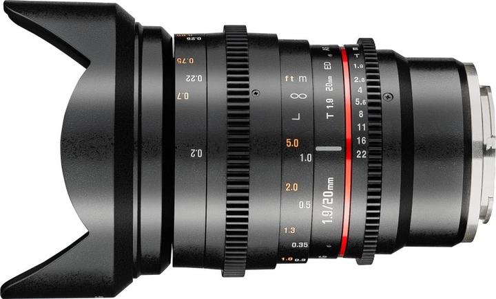 Produktbild Samyang 20mm T1.9 VDSLR Nikon (Nikon F, Vollformat)