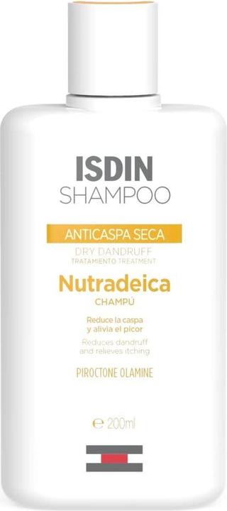 Produktbild Isdin Nutradeica Anti Schuppen Dermatologisches Shampoo für milde Seborrhoe 200ml (200 ml, Flüssiges Shampoo)