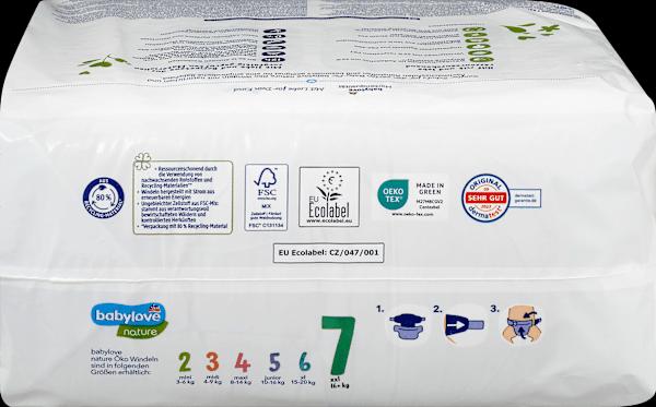 Immagine prodotto dm babylove Pannolini (Dimensione 7, 24 Pezzo/i)