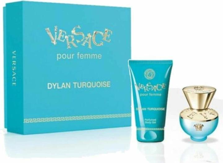 Immagine prodotto Versace Set di profumi da donna Dylan Turquoise (2 pezzi) (Eau de toilette, 80 ml)