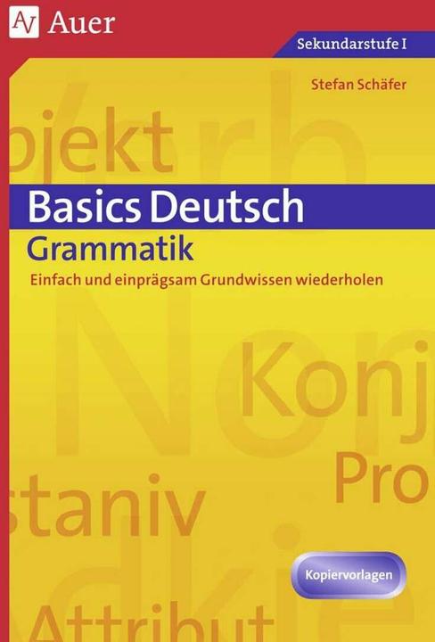 Image du produit Basics Deutsch: Grammatik (Allemand, Stefan Schäfer, 2024)