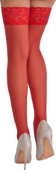 Actual product image Cottelli Collection Halterless Stockings (4)