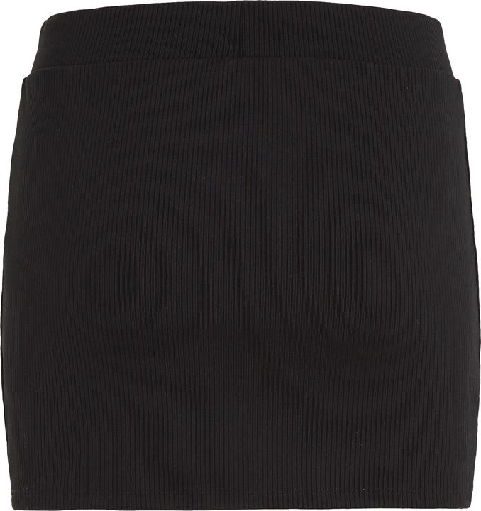 Actual product image Tommy Hilfiger Tommy Jeans Ladies Mini Skirt TJW Low Rise Mini Badge Skirt Black (15) M (M)