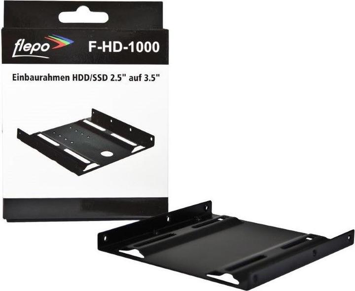 Produktbild Flepo HD Festplatten-Einbaurahmen HDD/SSD 2.5 auf 3.5 **