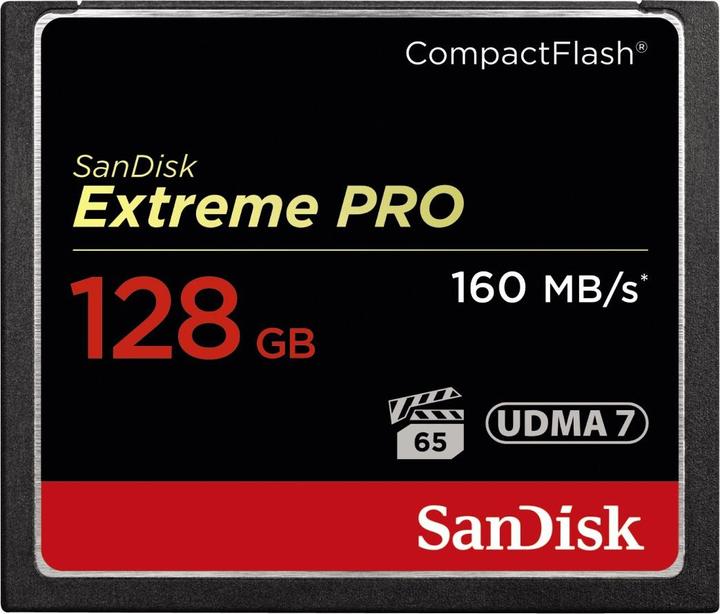 Image du produit SanDisk Extreme Pro Compact Flash (128 Go, CF, UHS-I)