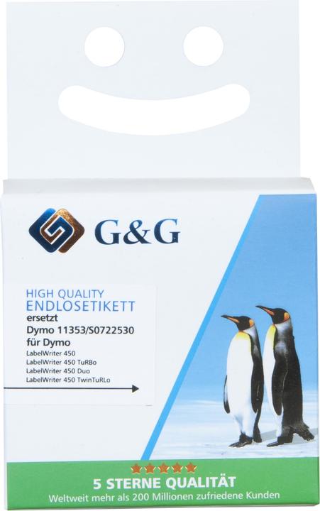 Actual product image Roll labels suitable for Dymo black on white, size mm: 12 x 24, replaces: 11353/S0722530