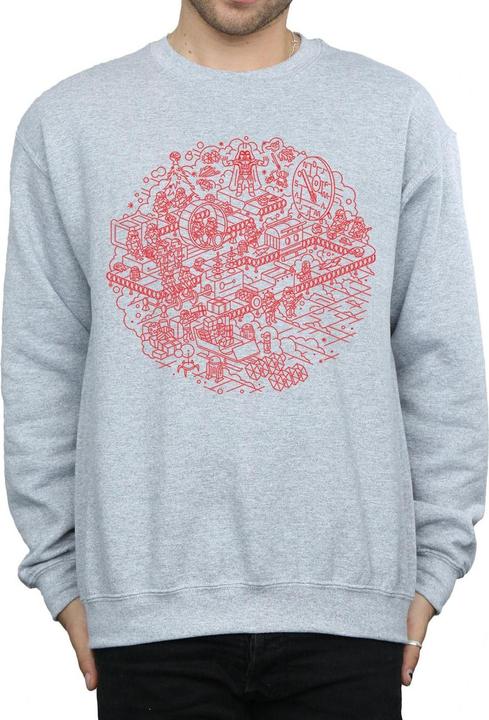 Produktbild Star Wars Christmas Death Star Sweatshirt (XL)