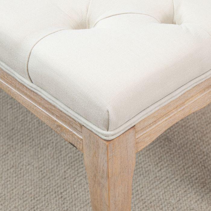 Actual product image Swisshandel24 Upholstered bench bench chest bench shoe bench vintage bed bench bedroom living room hallway (110 cm)