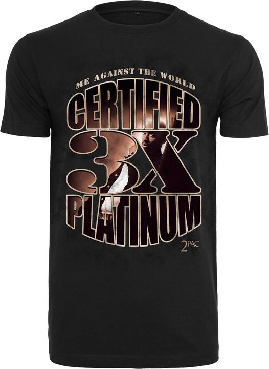 MT Tupac Me Against the World Platinium Tee