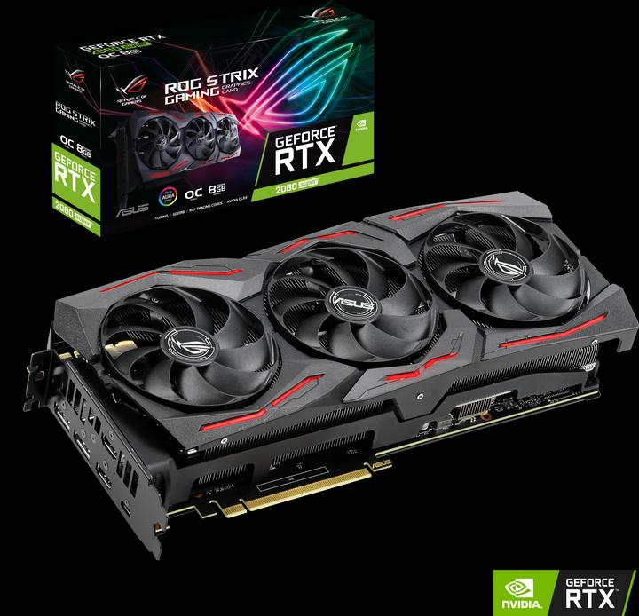 Image du produit ASUS GeForce RTX 2080S ROG Strix O8G Gaming (8 Go)