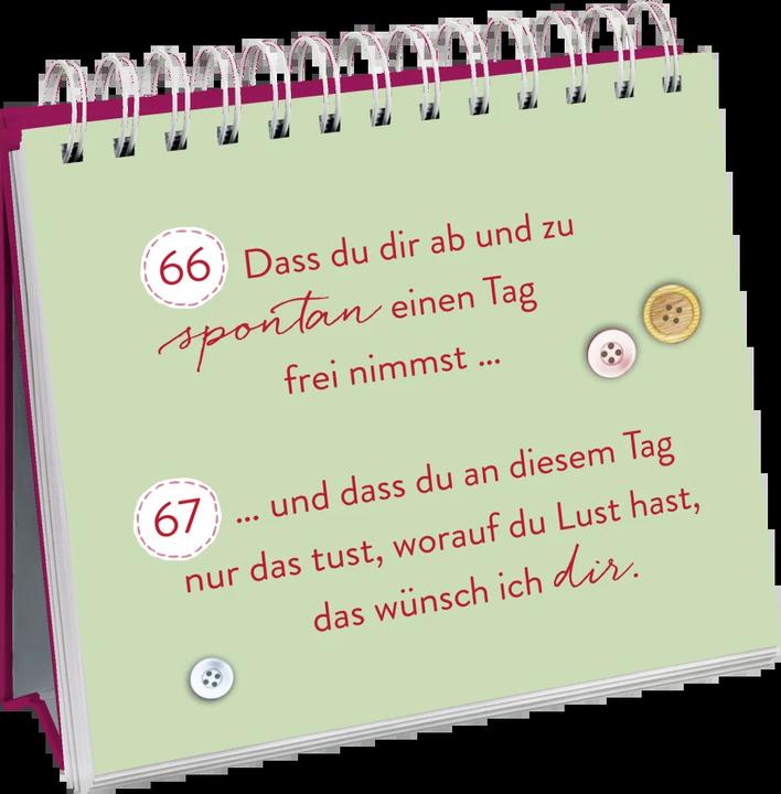 Produktbild 100 kleine Herzenswünsche für dich (Deutsch, Groh Verlag, 2017)