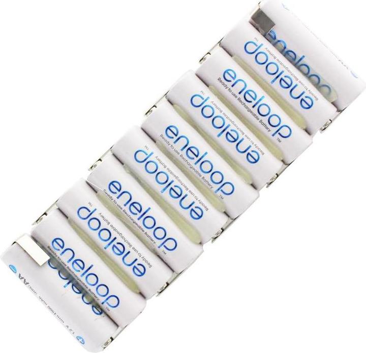 Image du produit Sanyo Batterie Eneloop 12 volts avec cosses à souder (10 pcs, 2000 mAh, Batterie)