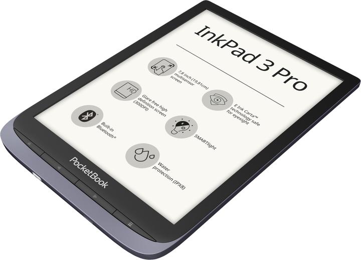 Image du produit PocketBook Lecteur électronique InkPad 3 Pro, PB740-2-J-WW (7.80", 16 Go, Gris métallique)