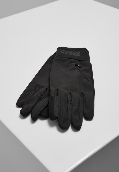Actual product image Urban Classics Logo Cuff Performance Gloves (S, M)