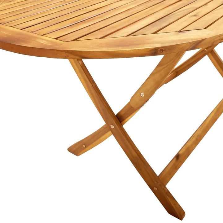 Produktbild VidaXL Gartenmöbel Essgruppe Gartengarnitur 7-tlg. Massivholz Akazie Textilene (160 cm)