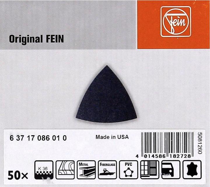 Produktbild Fein Deltaschleifpapier mit Klett (36)