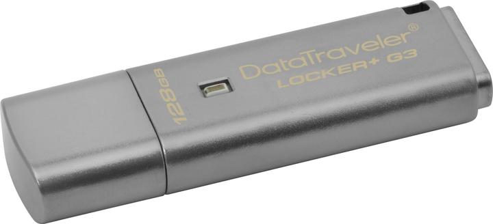 Immagine prodotto Kingston DataTraveler Locker+ G3 (128 GB, USB 3.1, USB-A)