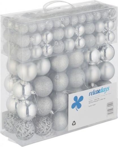 Produktbild Relaxdays Weihnachtskugeln-Set (150 -teilig)