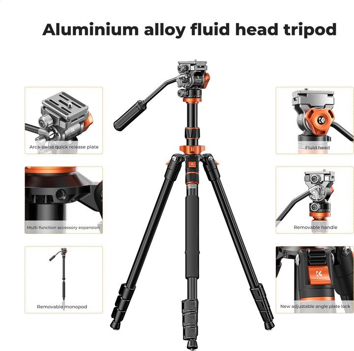Actual product image K&F Concept K234A7+FH-03 (Metal)