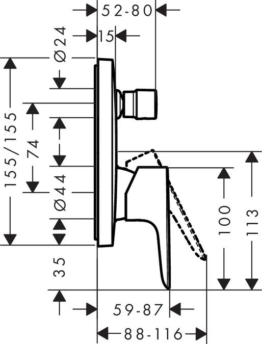 Immagine prodotto hansgrohe Talis E Cromo