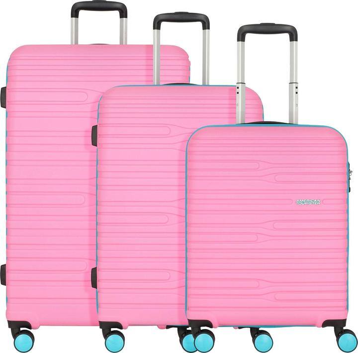 Image du produit American Tourister Wavestream Ensemble de valises à 4 roulettes 3 pièces (196.50 l, XL (à partir de 115l))