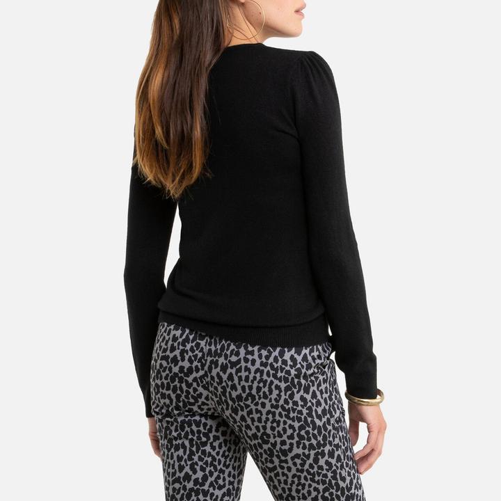 Actual product image Anne Weyburn Jumper with round neckline (W36/L38)