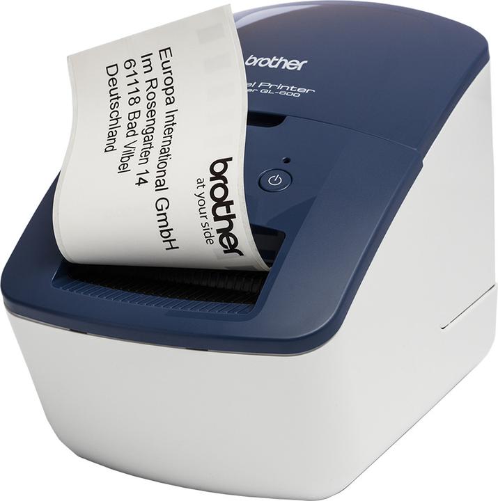 Actual product image Brother QL-600B (300 dpi)