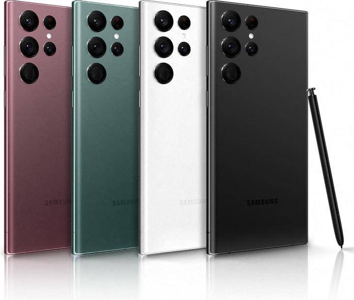 Image du produit Samsung Galaxy S22 Ultra (256 Go, Bourgogne, 6.80", Double SIM, 108 Mpx, 5G)